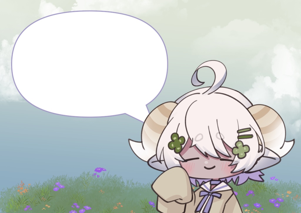 live2dモデル_VTS専用_羊くん