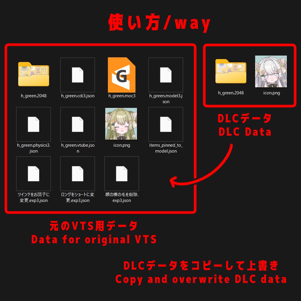 汎用グリーンちゃん専用DLC