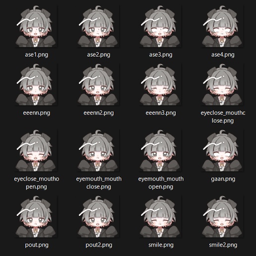 PNGtuber用_ダルメシアンちゃん