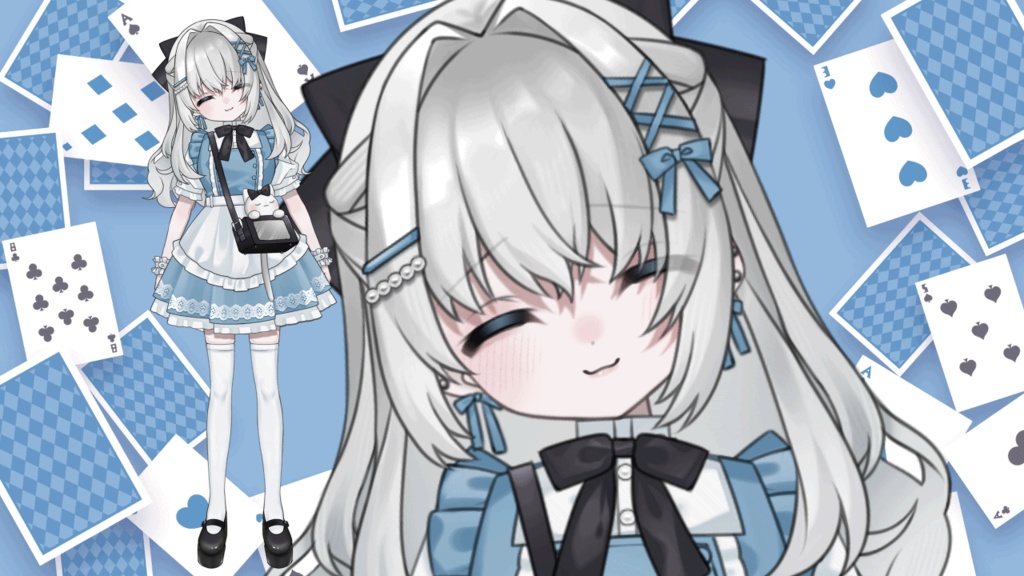 live2dモデル_VTS専用_汎用アリスちゃん