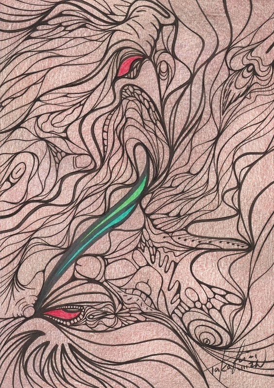 魔王の覚醒め(原画・一点物)