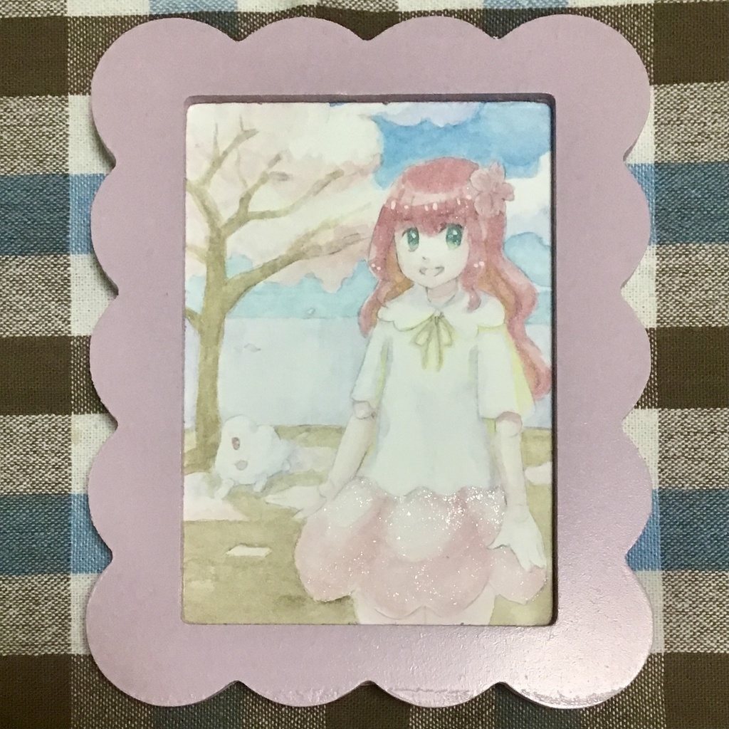 【原画】さくらのきせつ 額装