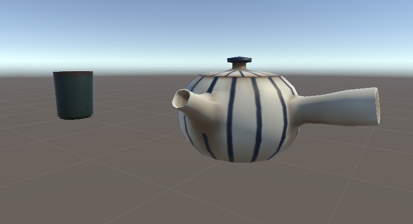 【VRchat】急須と湯呑