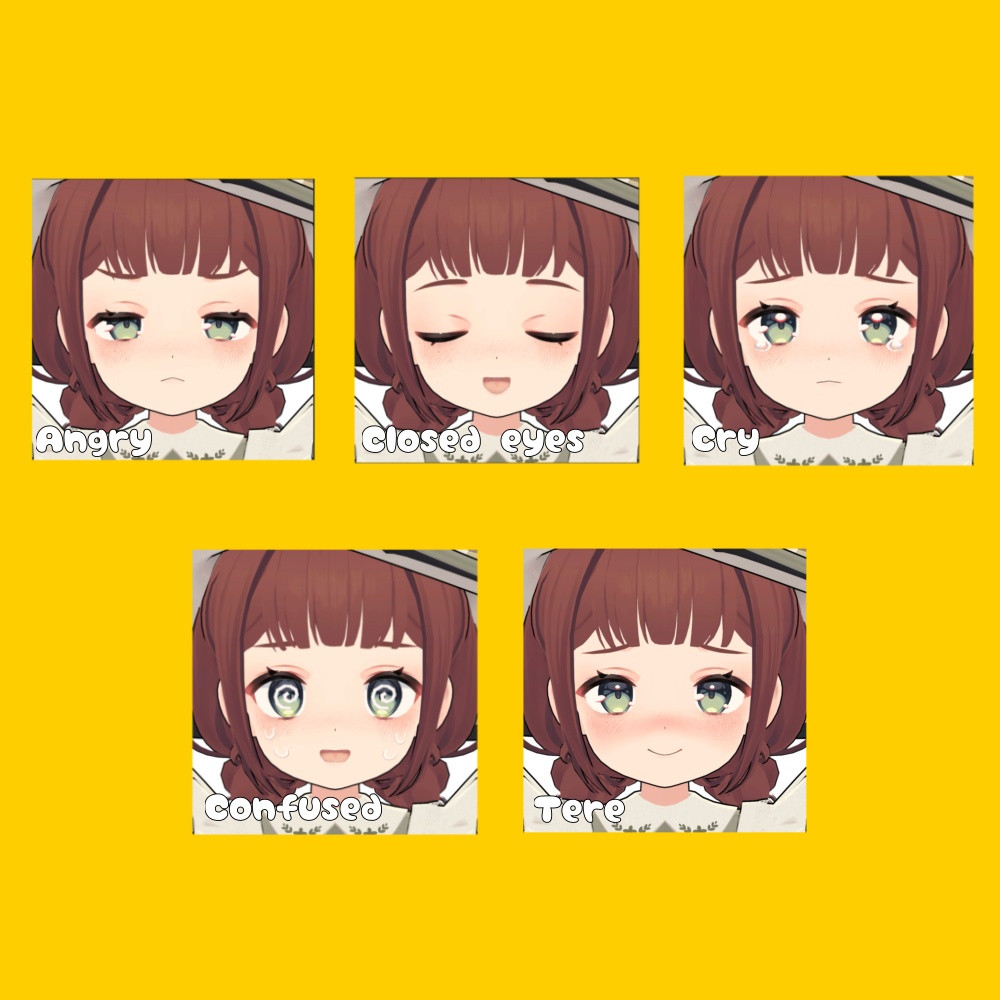 【ペトレア】表情差分15種