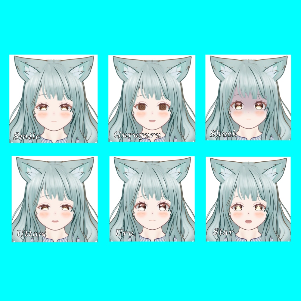 【ノエル】表情差分6種