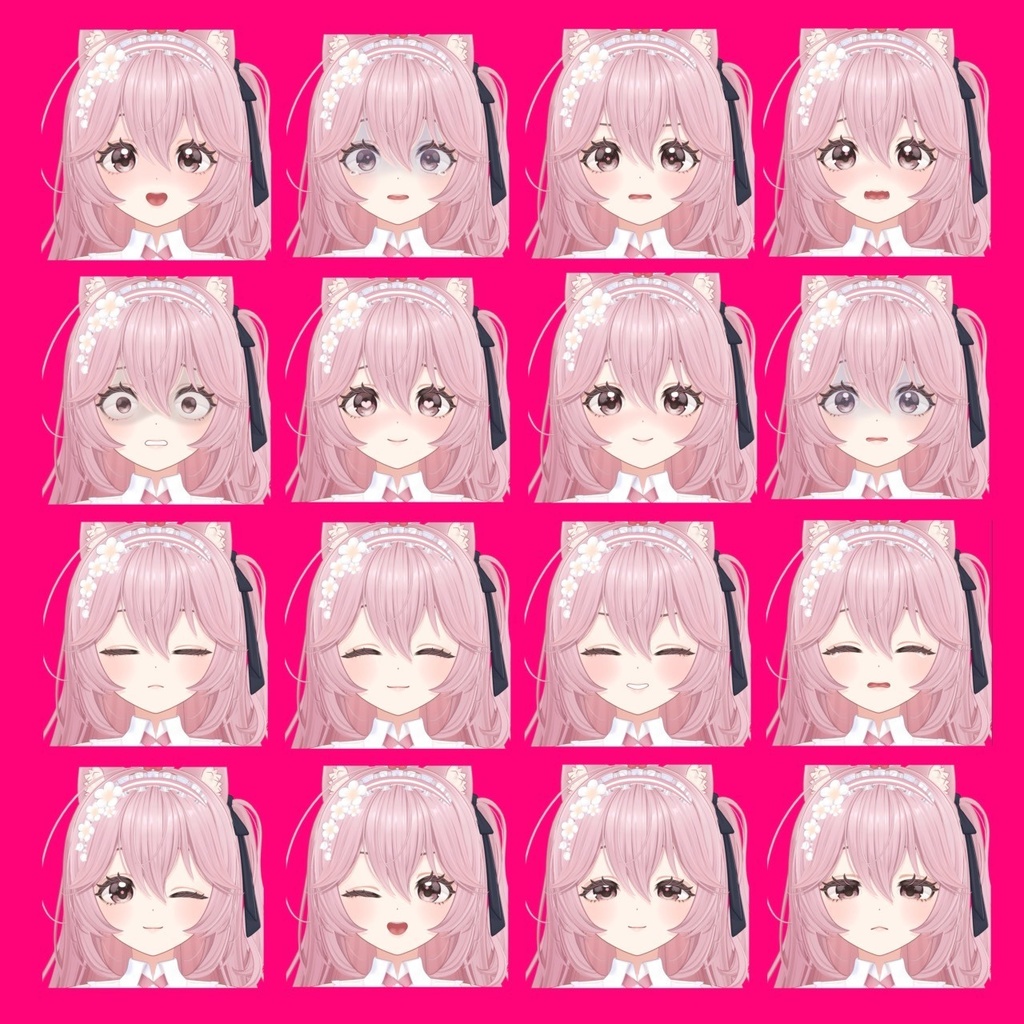 【リナシータ】表情差分48種