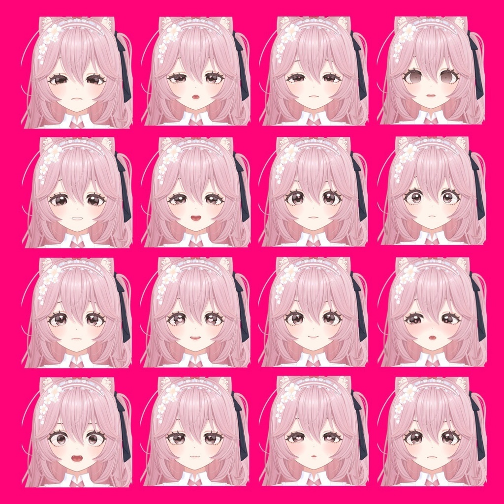 【リナシータ】表情差分48種