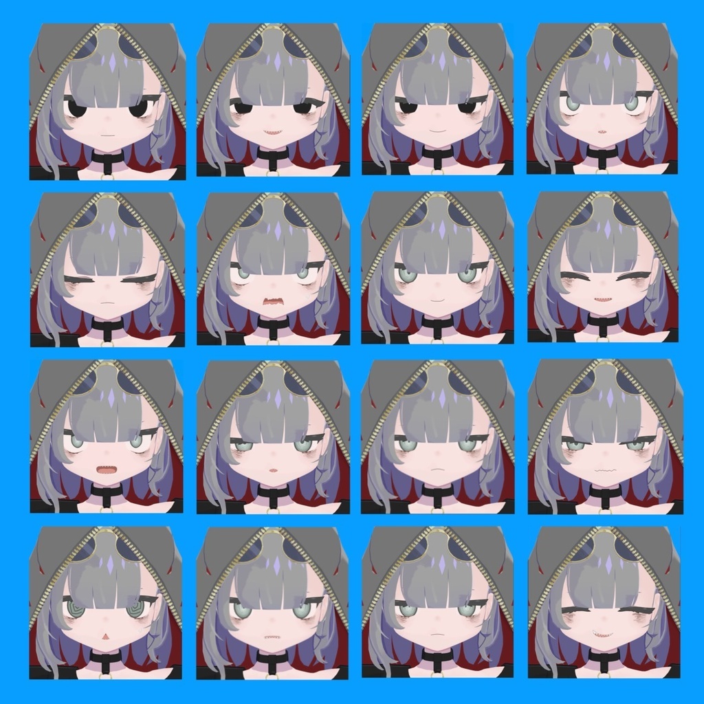 【ラーシャ】表情差分32種