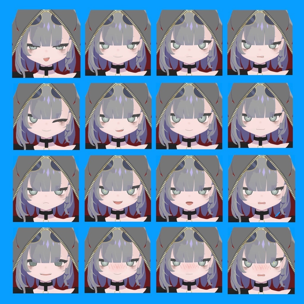 【ラーシャ】表情差分32種