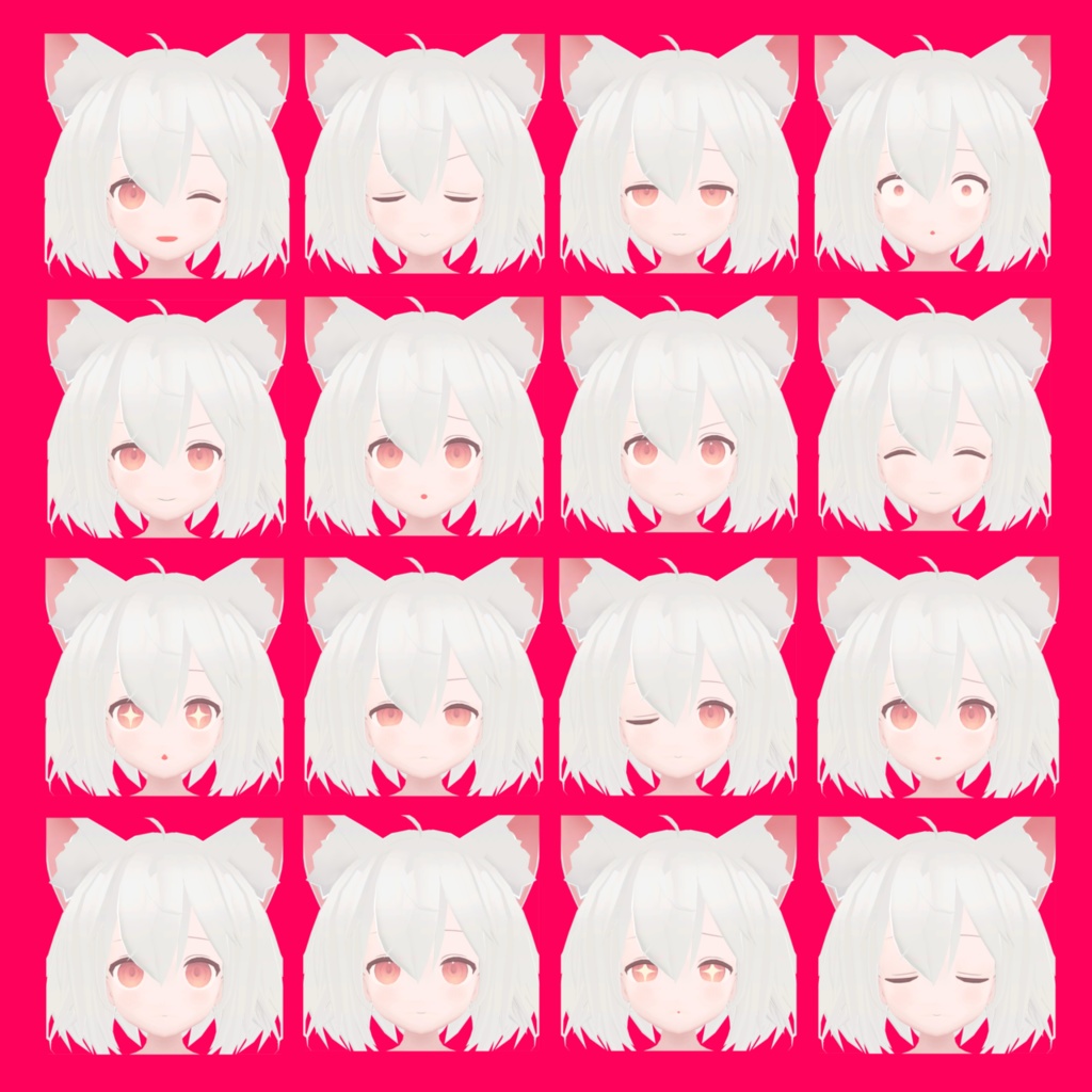 【フェリス】表情差分16種