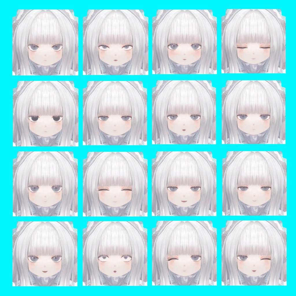 【白雪天使】表情差分16種