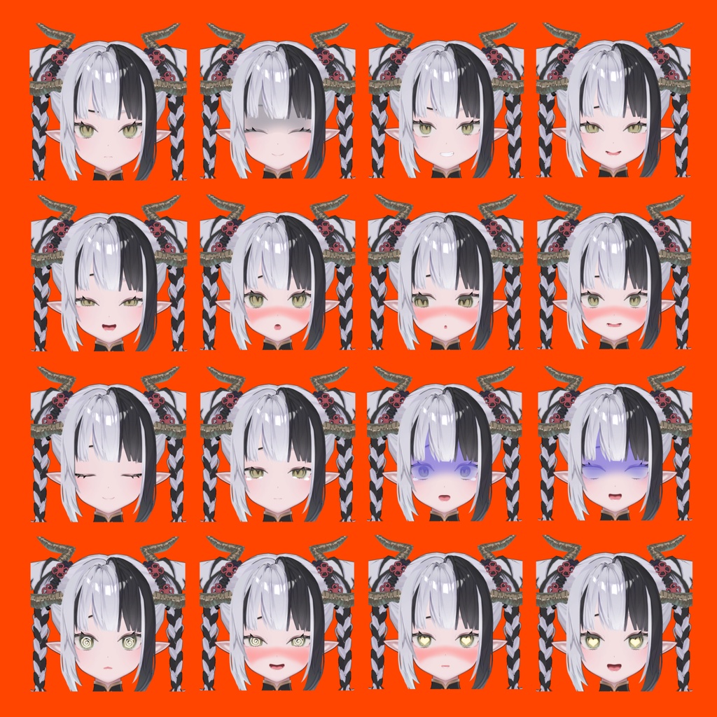 【蘭麗】表情差分32種