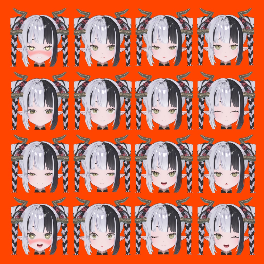 【蘭麗】表情差分32種