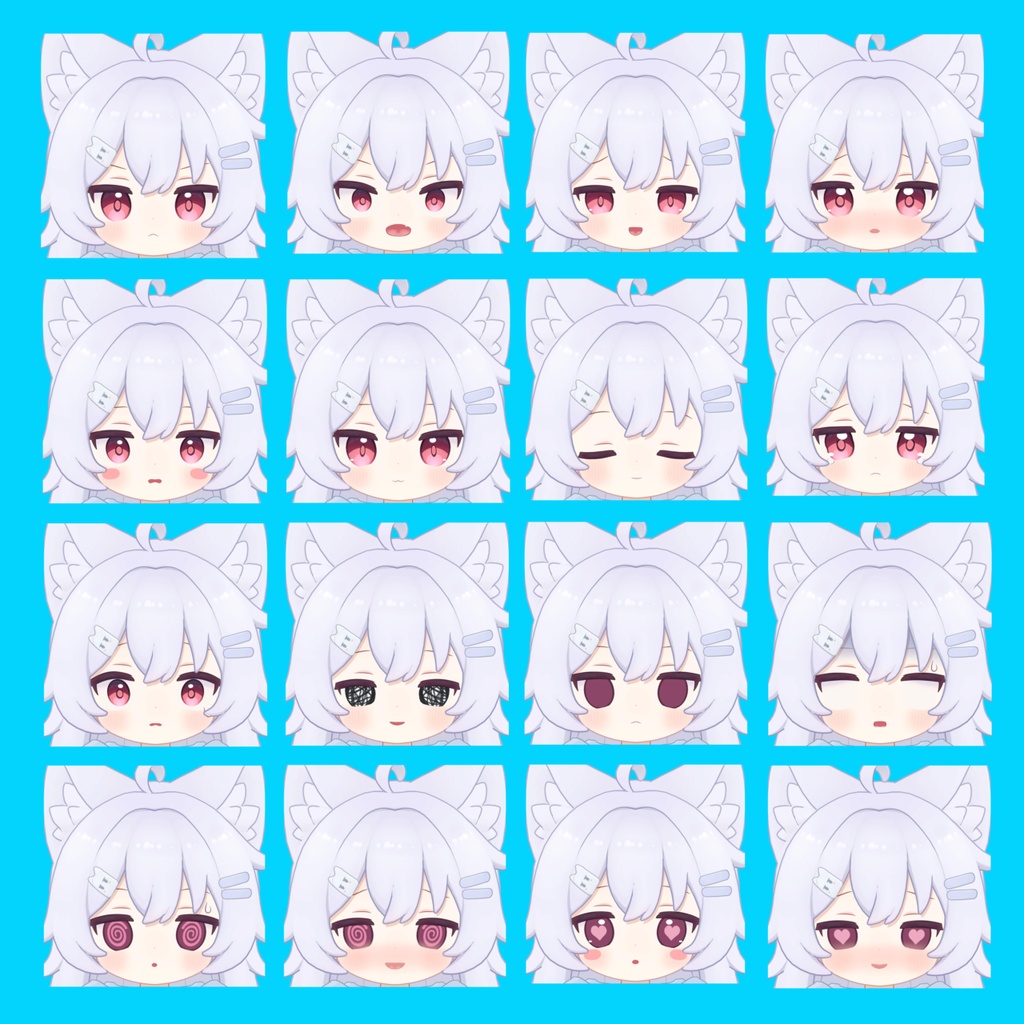 【さなしろ】表情差分32種