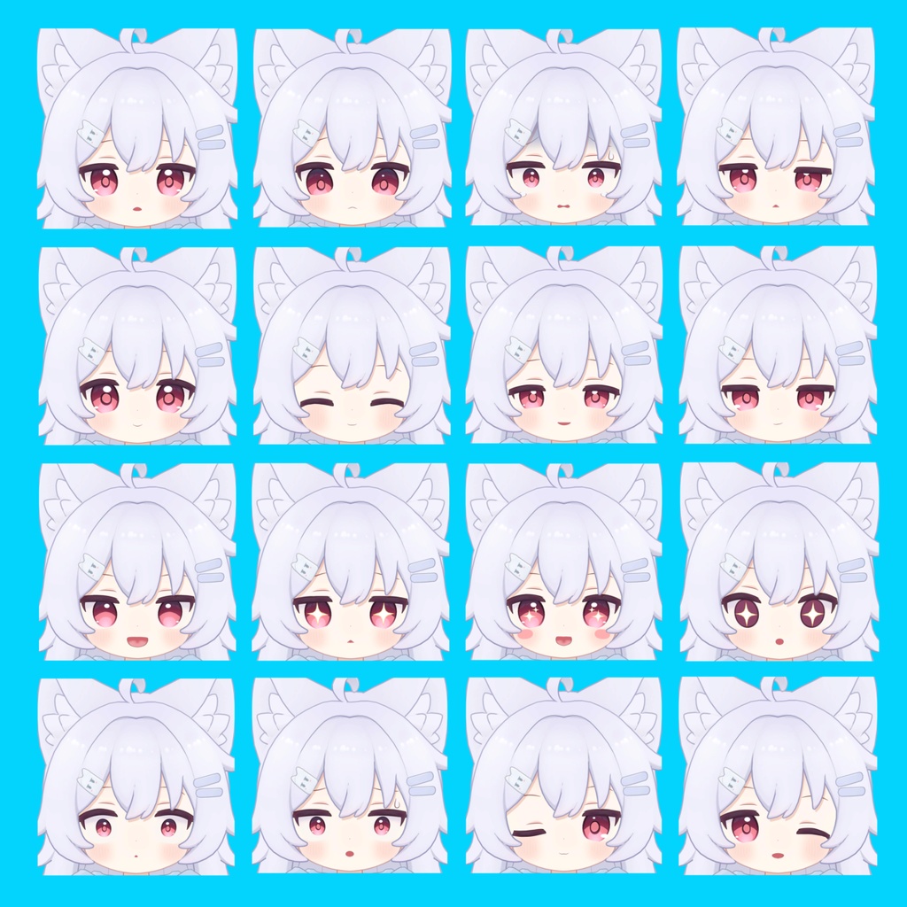 【さなしろ】表情差分32種