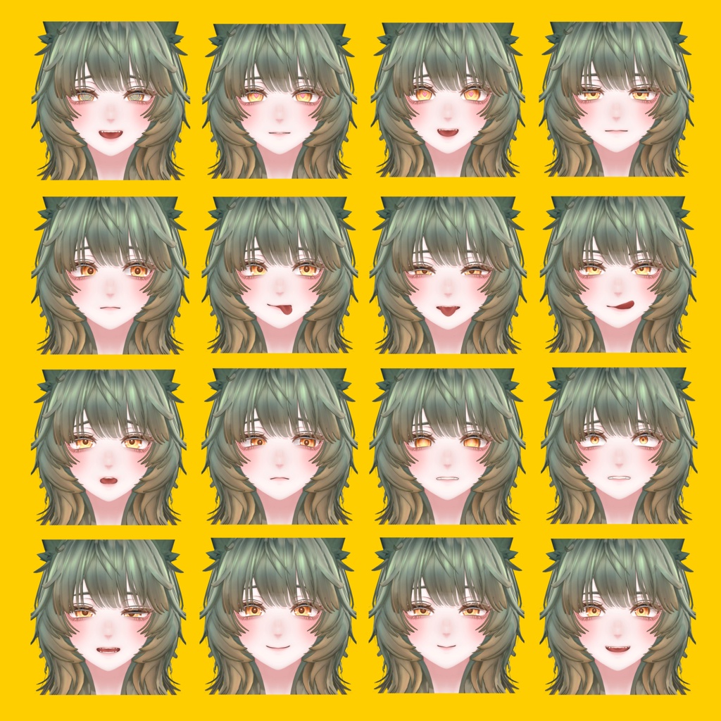 【ミエ】表情差分48種