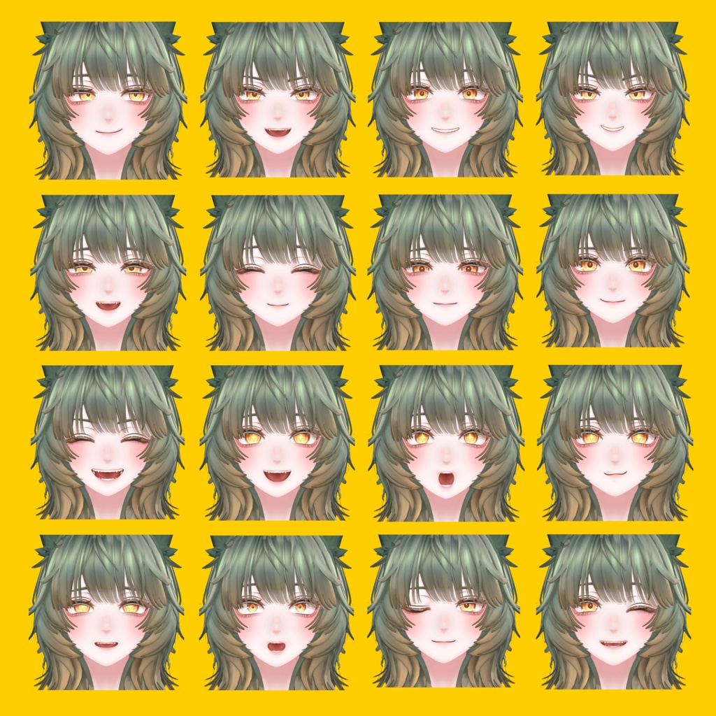 【ミエ】表情差分48種