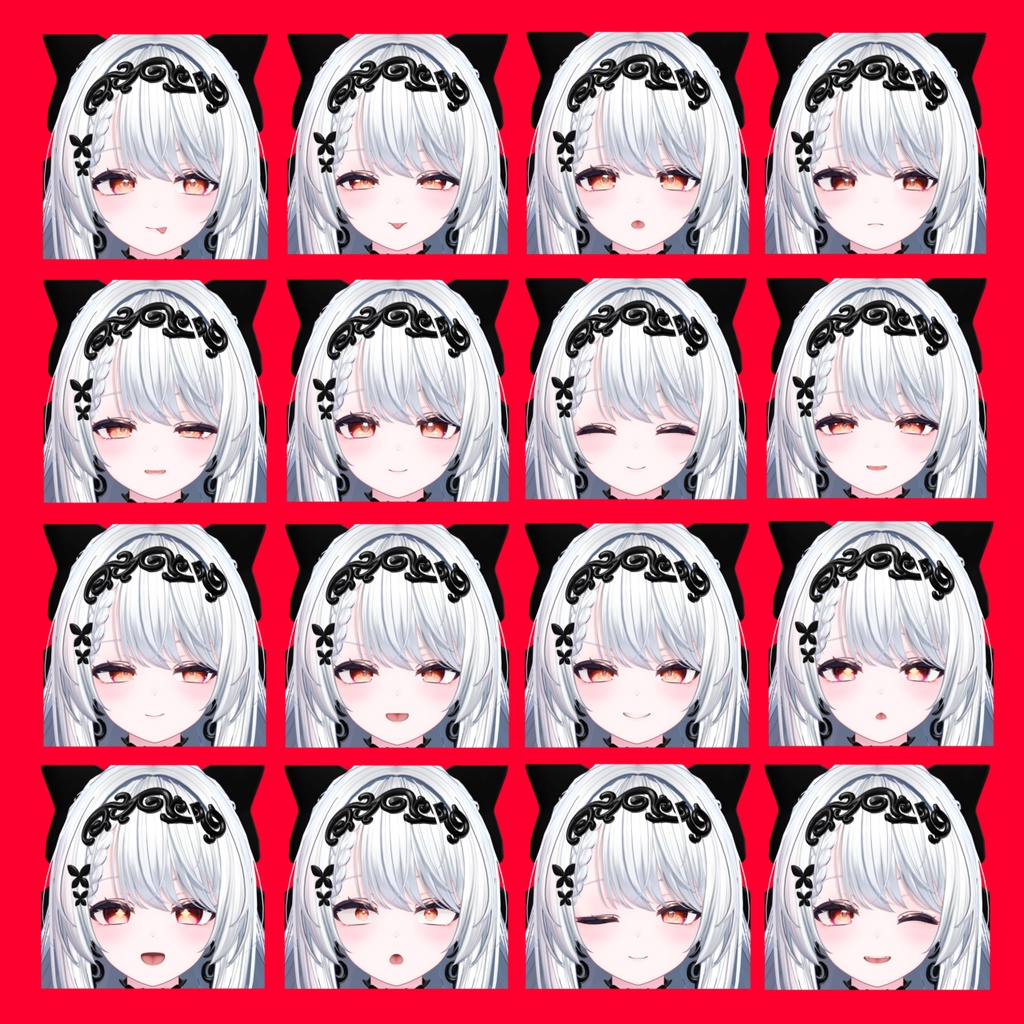 【カザリス】表情差分32種