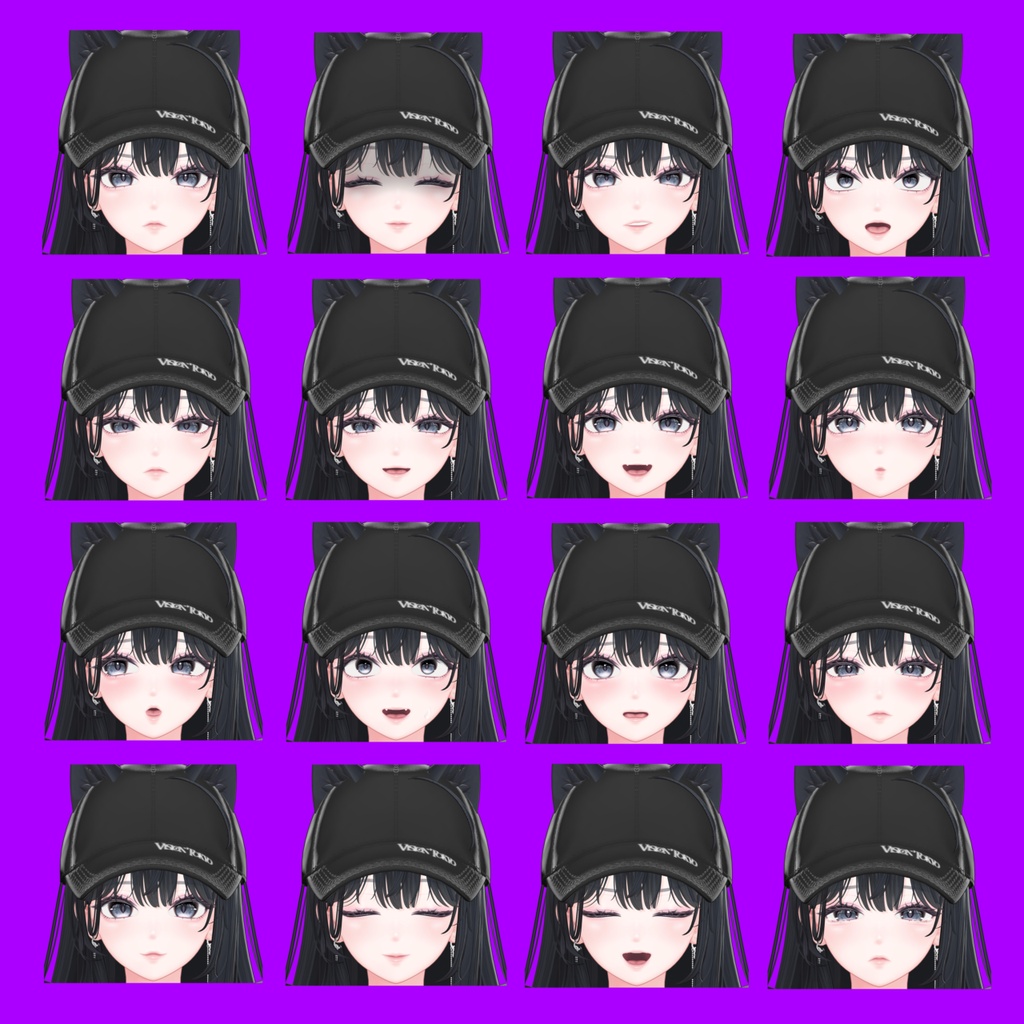 【海咲】表情差分48種(無料7種)