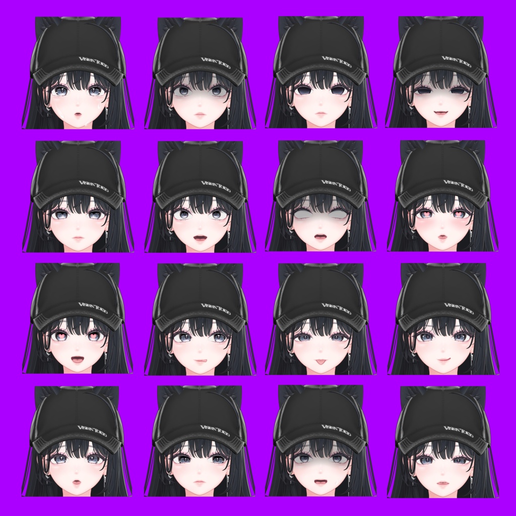 【海咲】表情差分48種(無料7種)