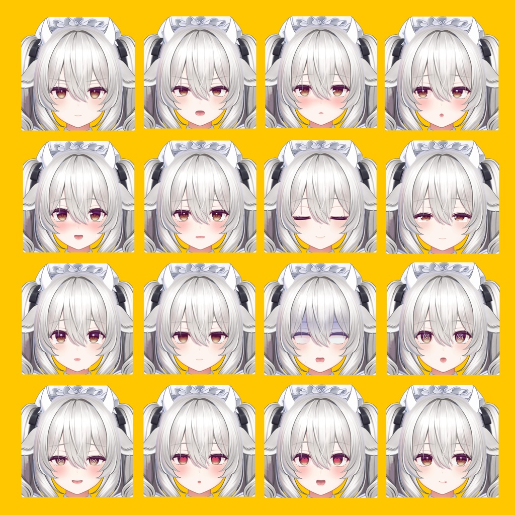 【ミルティナ】表情差分32種(5種無料)