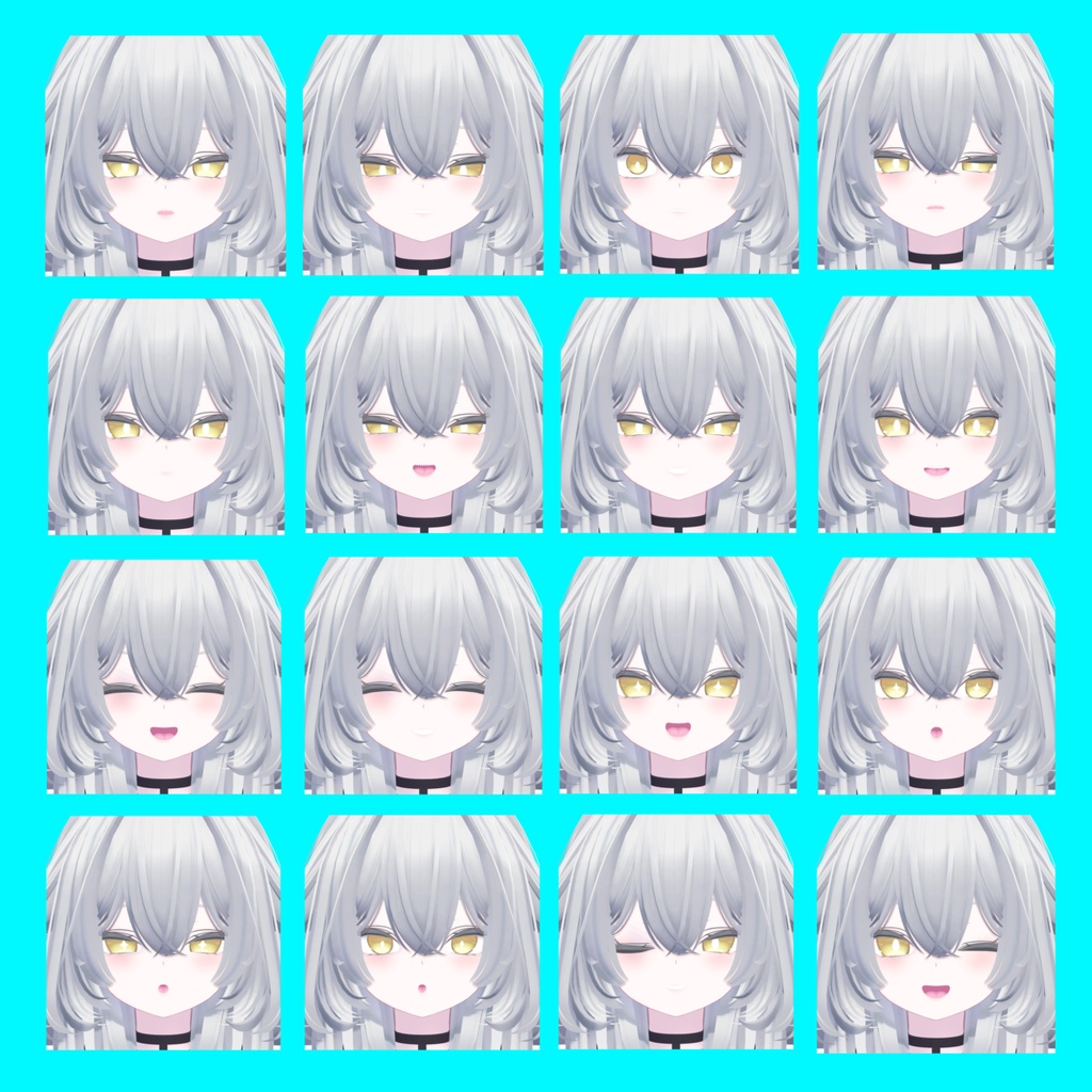 【ルルネ】表情差分32種(無料5種)
