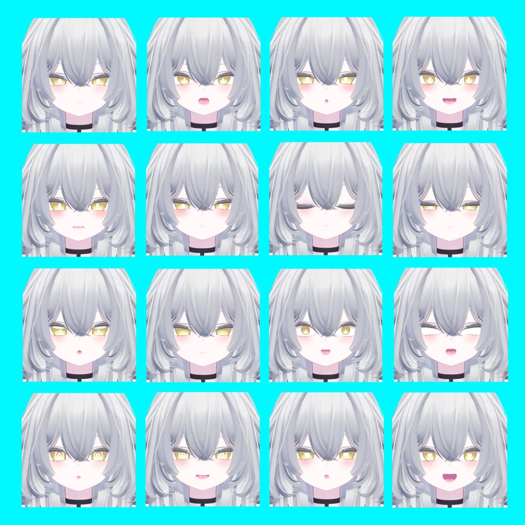【ルルネ】表情差分32種(無料5種)