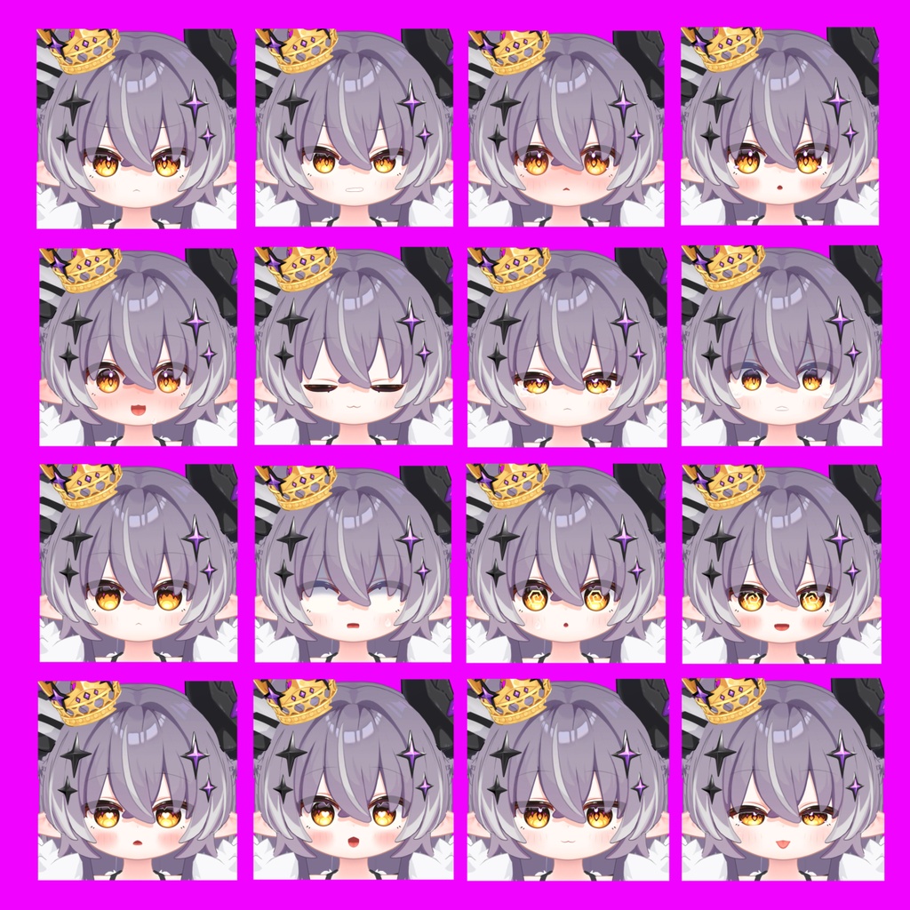 【邪竜メルヴィ】表情差分32種(無料5種)