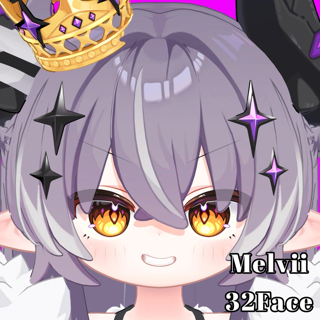 【邪竜メルヴィ】表情差分32種（無料5種）