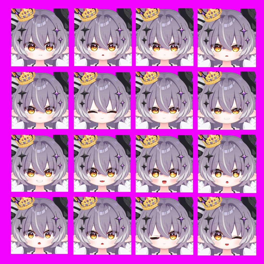 【邪竜メルヴィ】表情差分32種(無料5種)