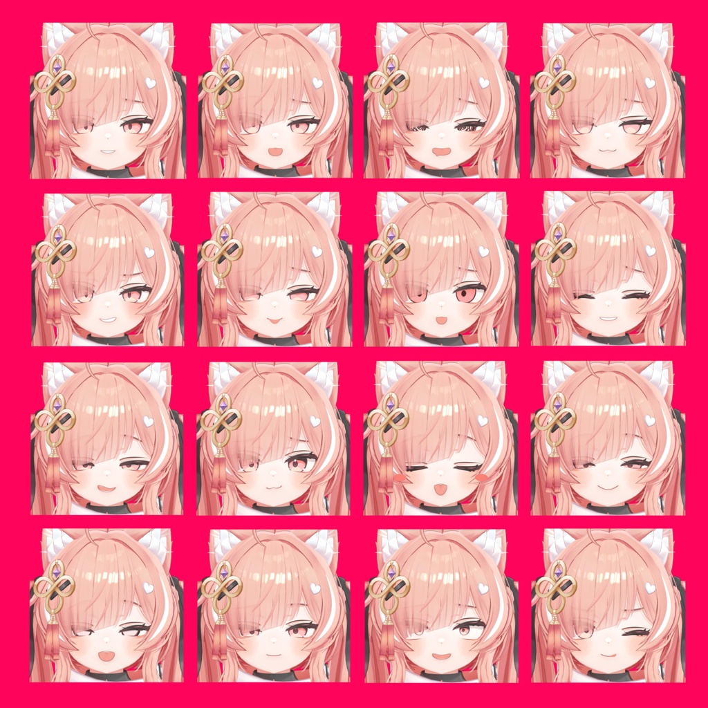 【イチゴ】煽り表情差分16種(無料3種)