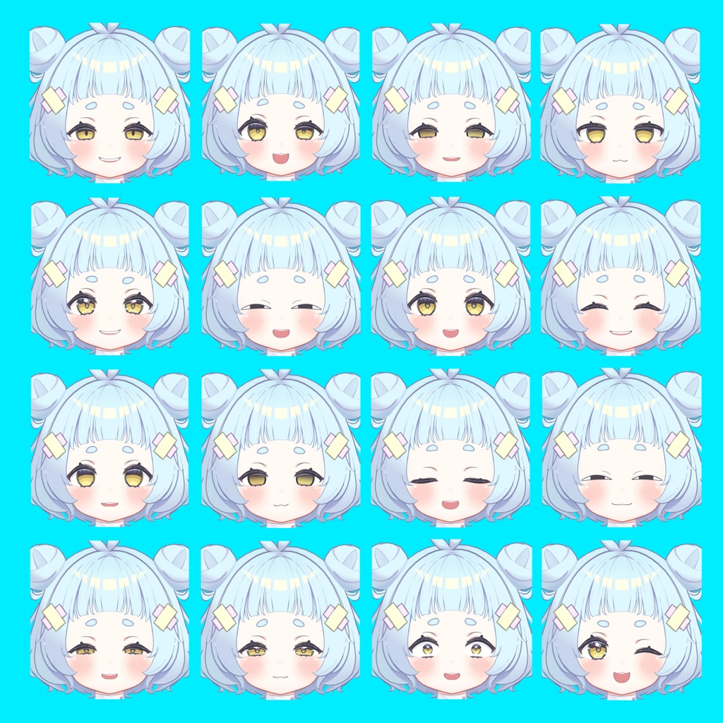 【ねる】煽り表情差分16種(無料3種)