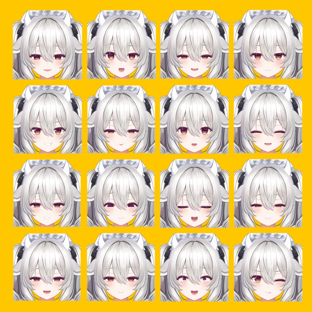 【ミルティナ】煽り表情差分16種(無料3種)