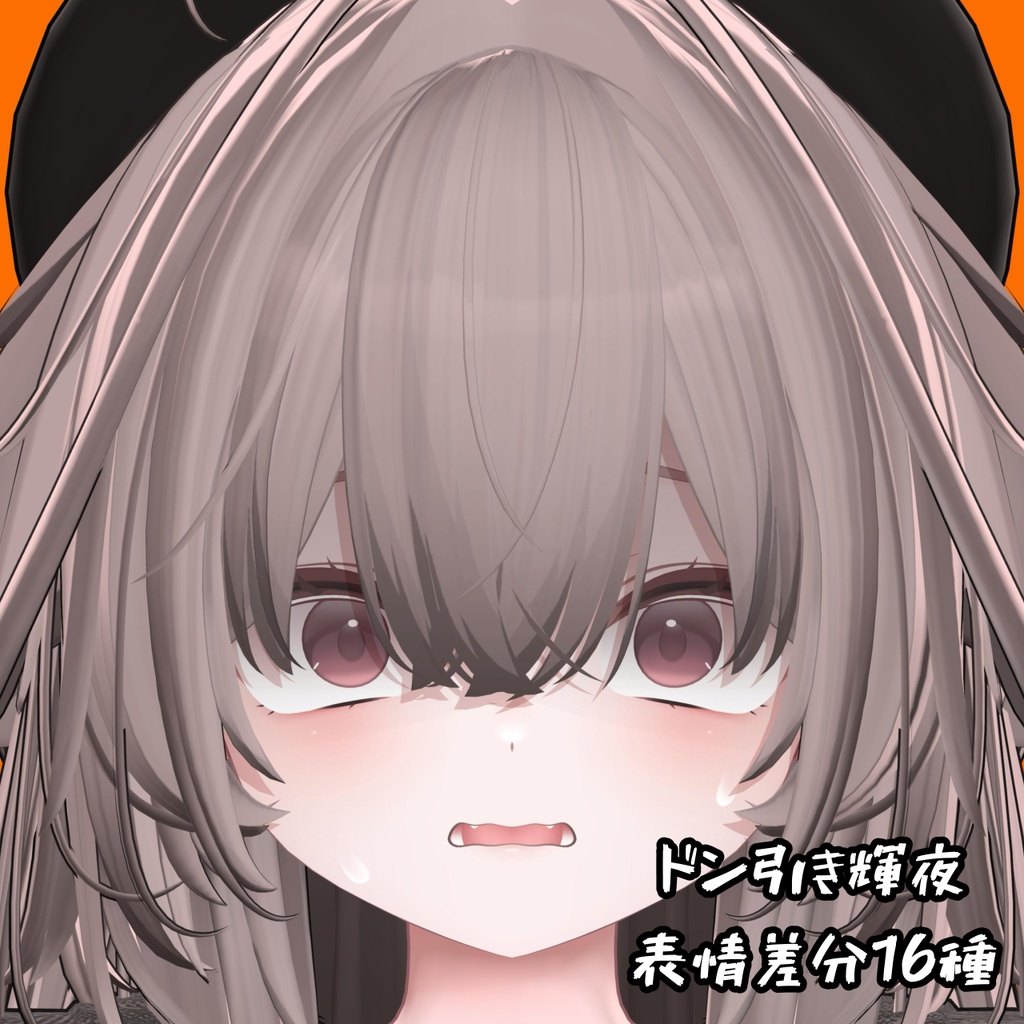 【輝夜】ドン引き表情差分16種
