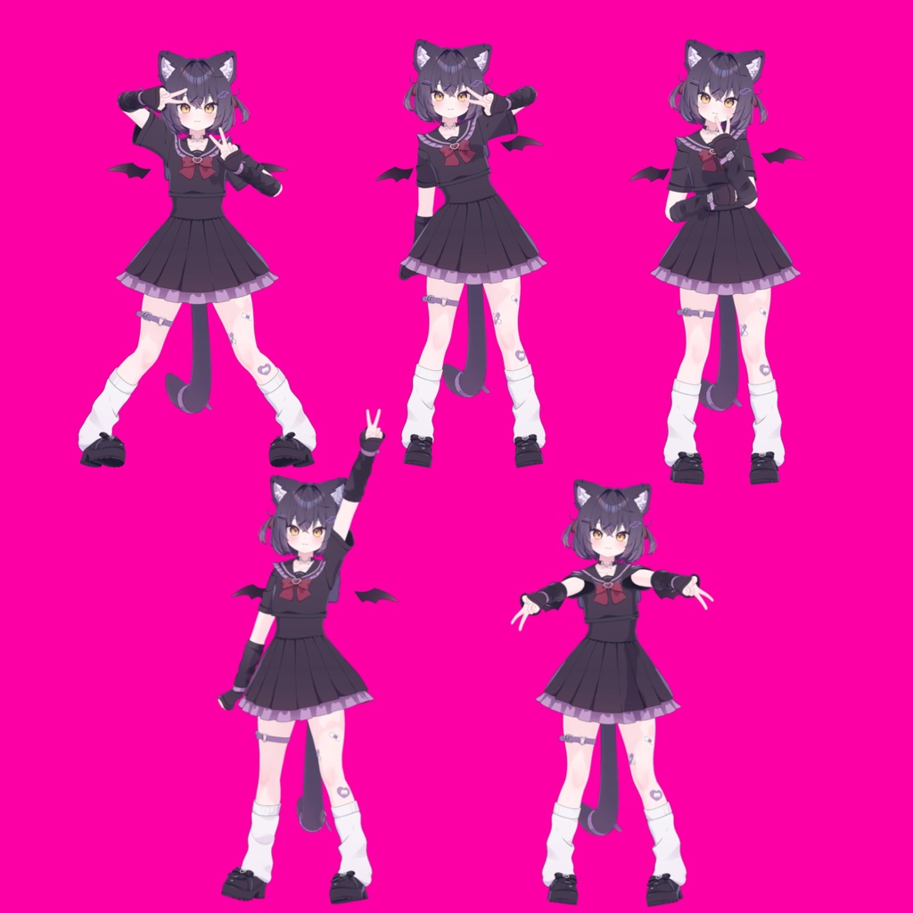 静止ピースポーズ25種(無料5種)