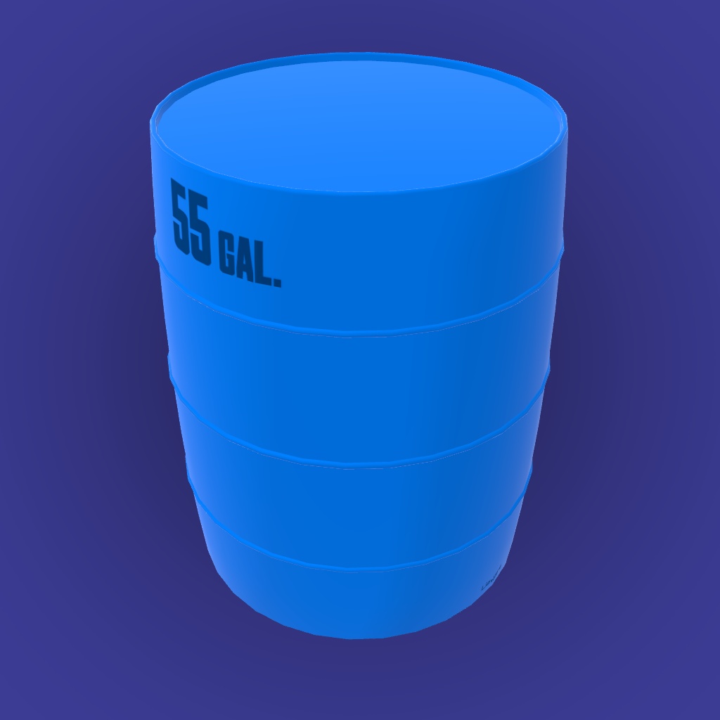 55ガロン樽のモデル / 55 Gal. Barrel Model