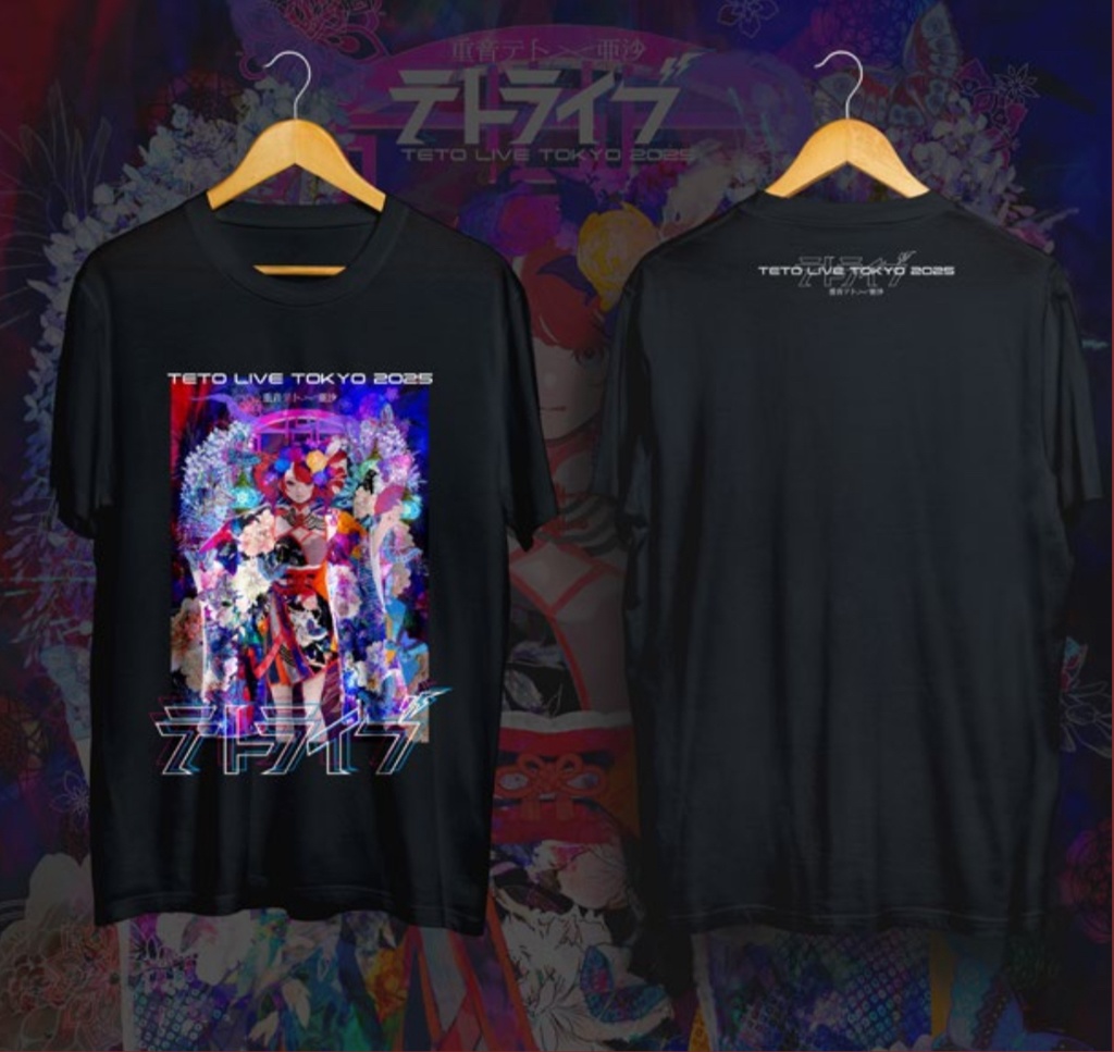 テトライブ２０２５ Tシャツ【黒】※XLのみ