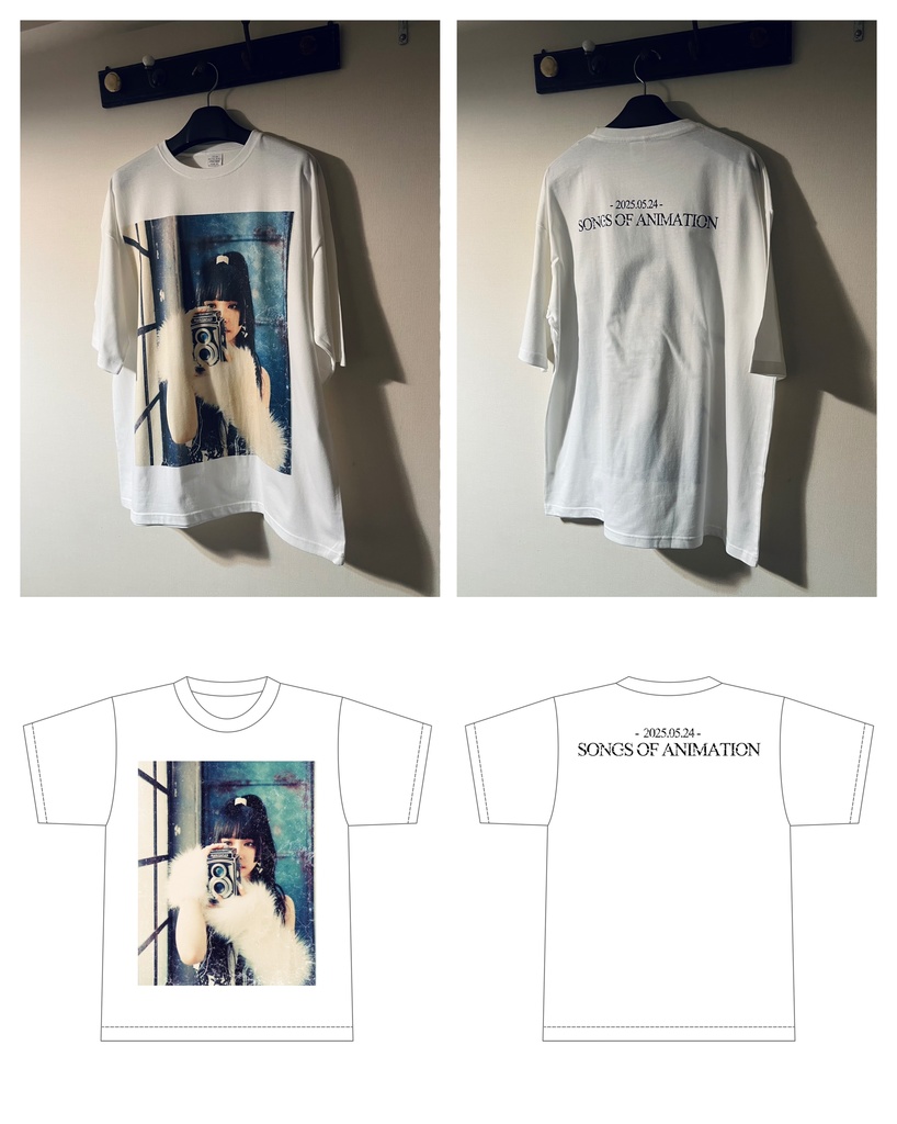 【数量限定】SONGS OF ANIMATION ビッグシルエットTシャツ ※XLのみ