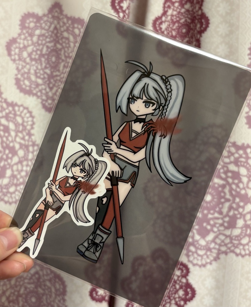 ポストカードとステッカーセット