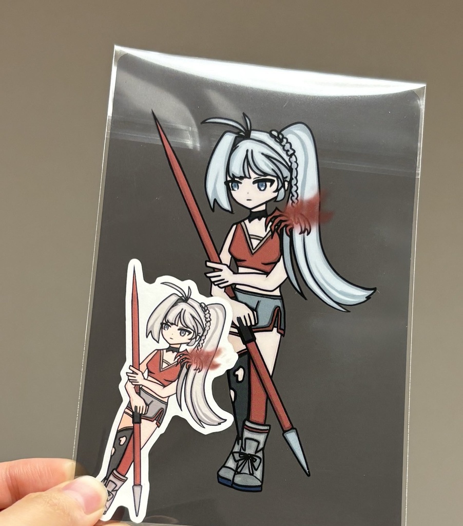 ポストカードとステッカーセット