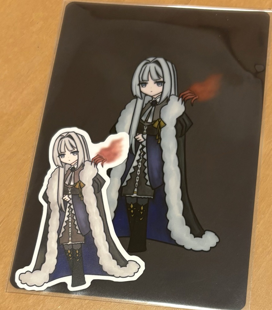 ポストカードとステッカーセット