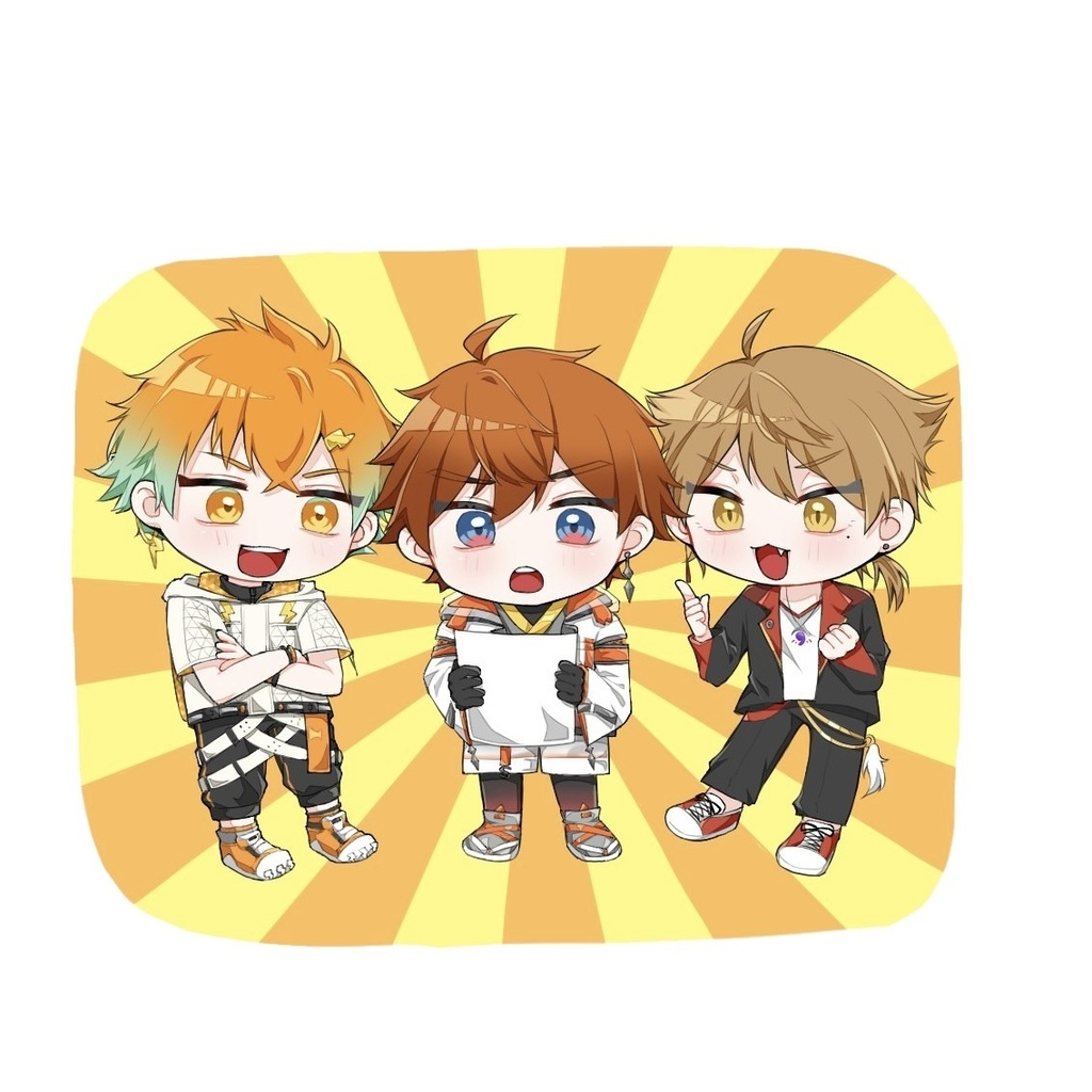 三ミ一体 ステッカーセット