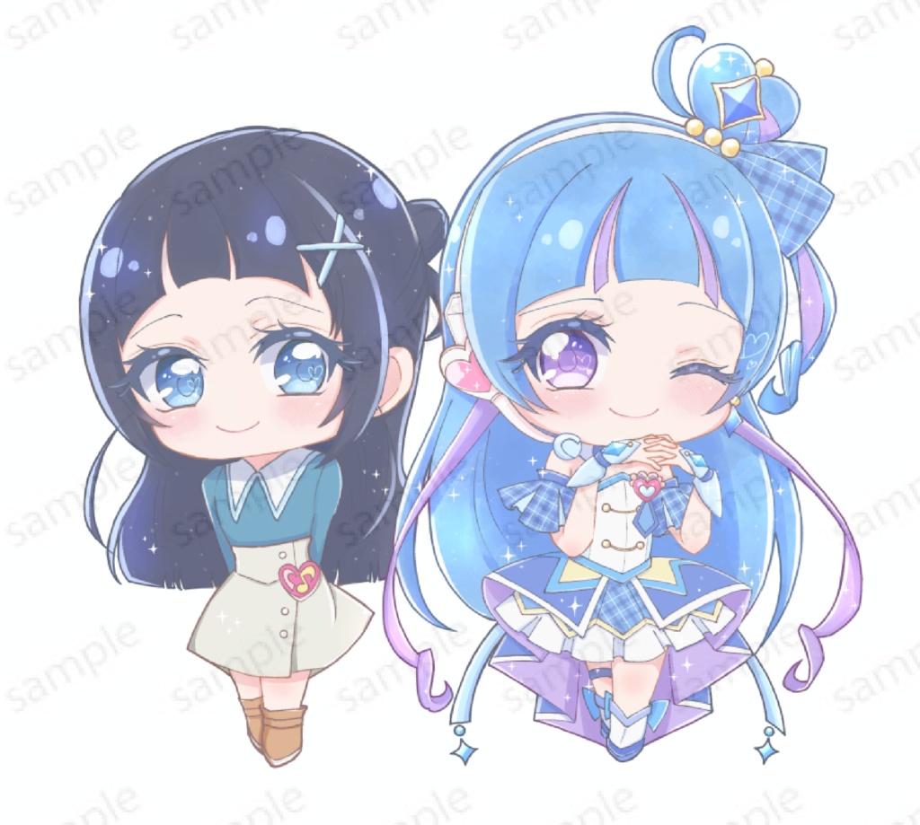 アクキー キュアウインク&蒼風なな 