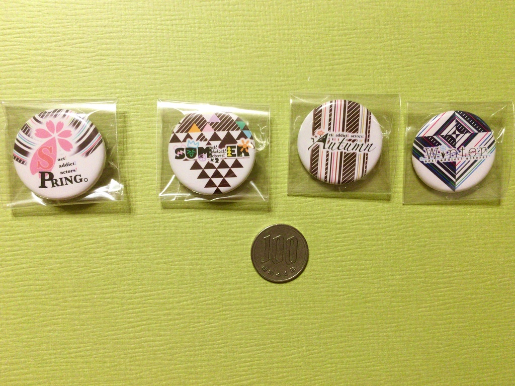 A3! 各組イメージ缶バッジ