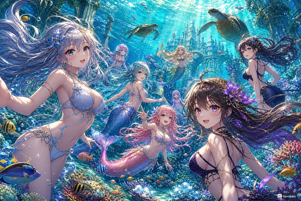 AI Bikini Girls Collection Vol.2-1 ～海中・人魚編～