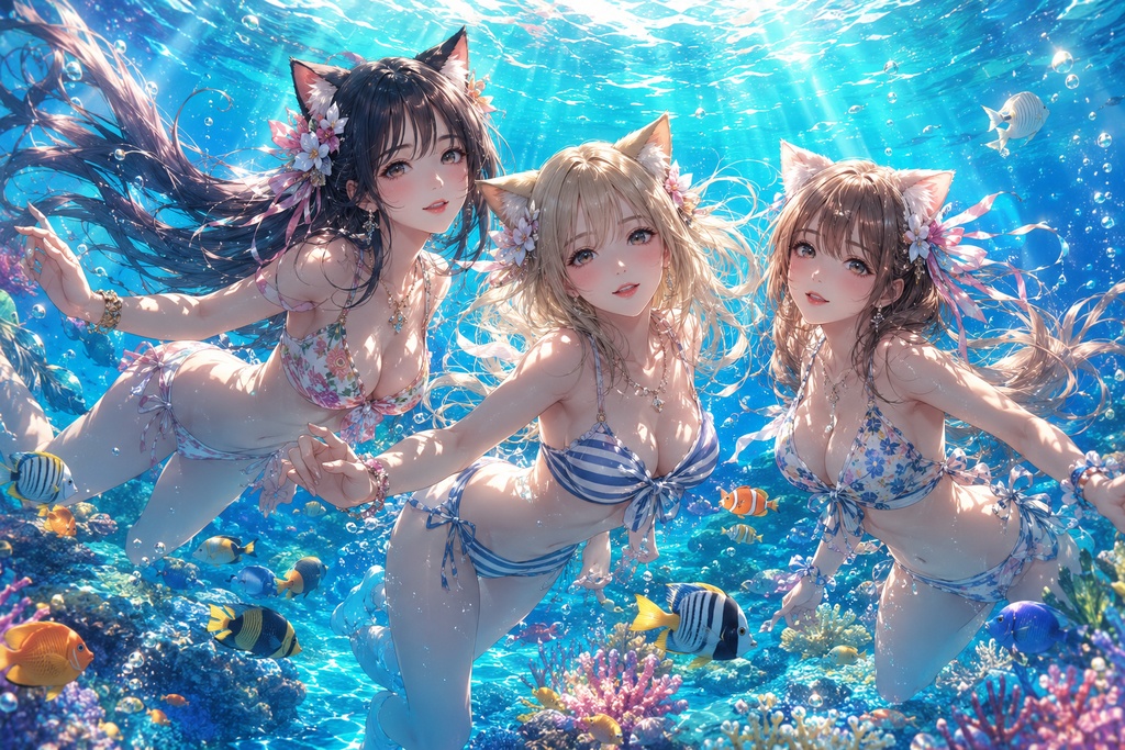 AI Bikini Girls Collection Vol.2-2 ～海中編～