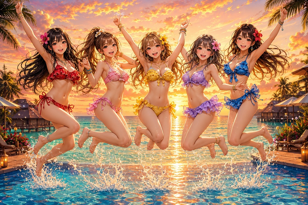 AI Bikini Girls Collection Vol.4 ～ジャンプ！サマービーチ編～