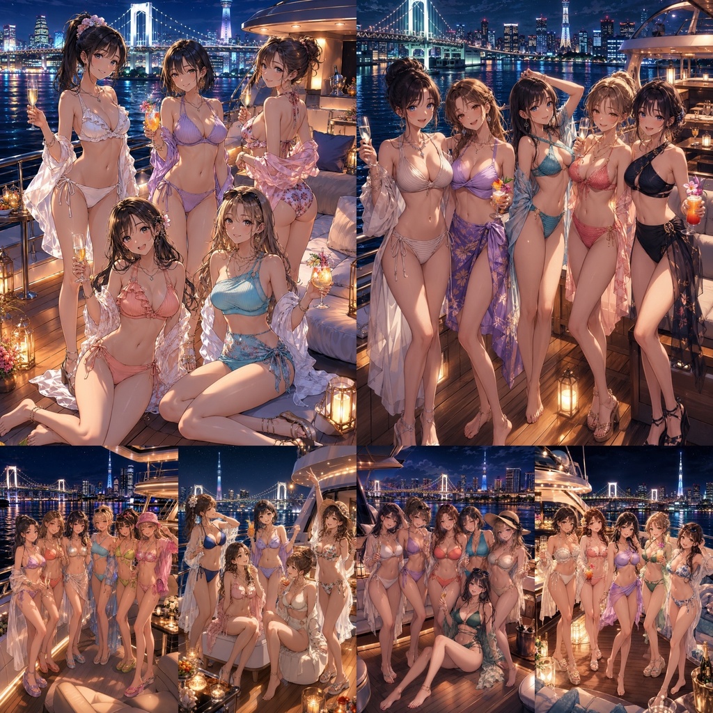AI Bikini Girls Collection Vol.14-2 ~Luxury Night Cruise Edition~