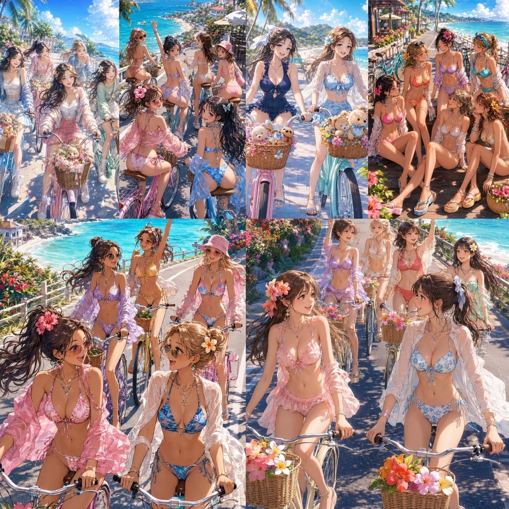 AI Bicycle Girls Collection Vol.16-1 ~Seaside Cycling Edition~