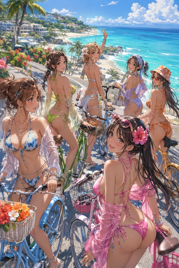 AI Bicycle Girls Collection Vol.16-1 ～Seaside Cycling Edition～